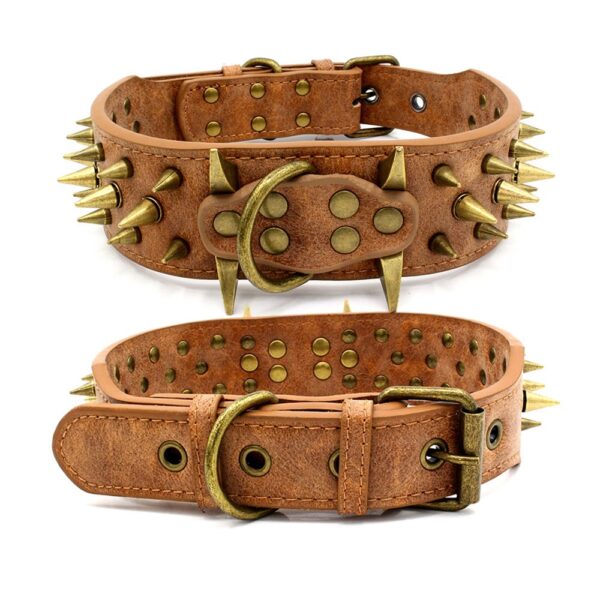 Spike Rivet Dog Collar