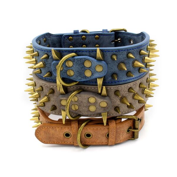 Spike Rivet Dog Collar