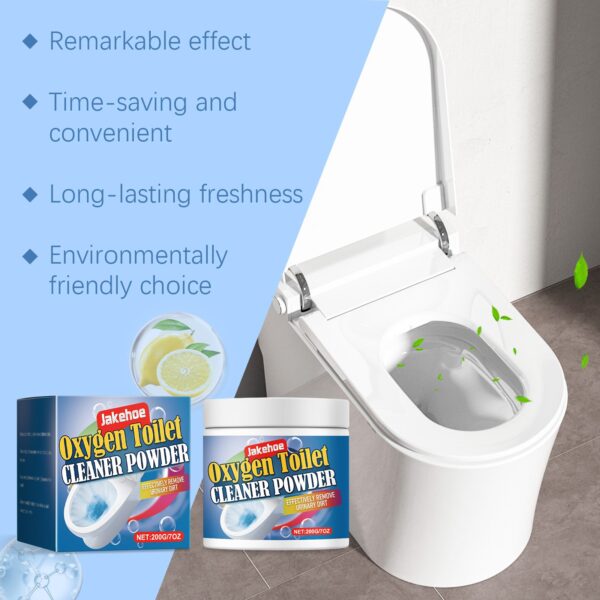Oxygen-Powered Toilet Cleaning Powder