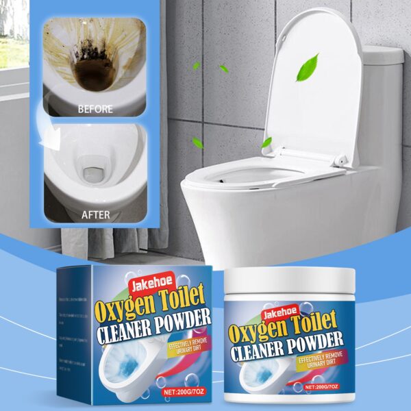 Oxygen-Powered Toilet Cleaning Powder